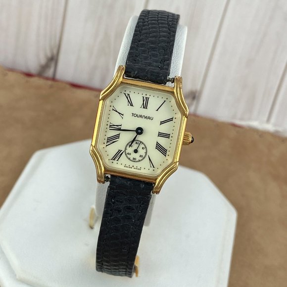 Vintage Swiss Tourneau Watch Swiss made Art Deco Tank Watch Swiss Movement main image 13